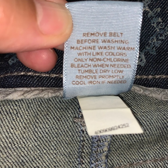 ✅ Sonoma Modern Fit Denim Skirt with Belt 6 Petite - Picture 7 of 7